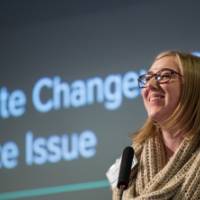 Jordan Chrispell, West Michigan Clean Energy Organizer for the Sierra Club's Michigan Chapter, speaks about climates change and social justice.